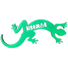 Gepersonaliseerd Houten salamander Naambord – meerdere kleuren beschikbaar